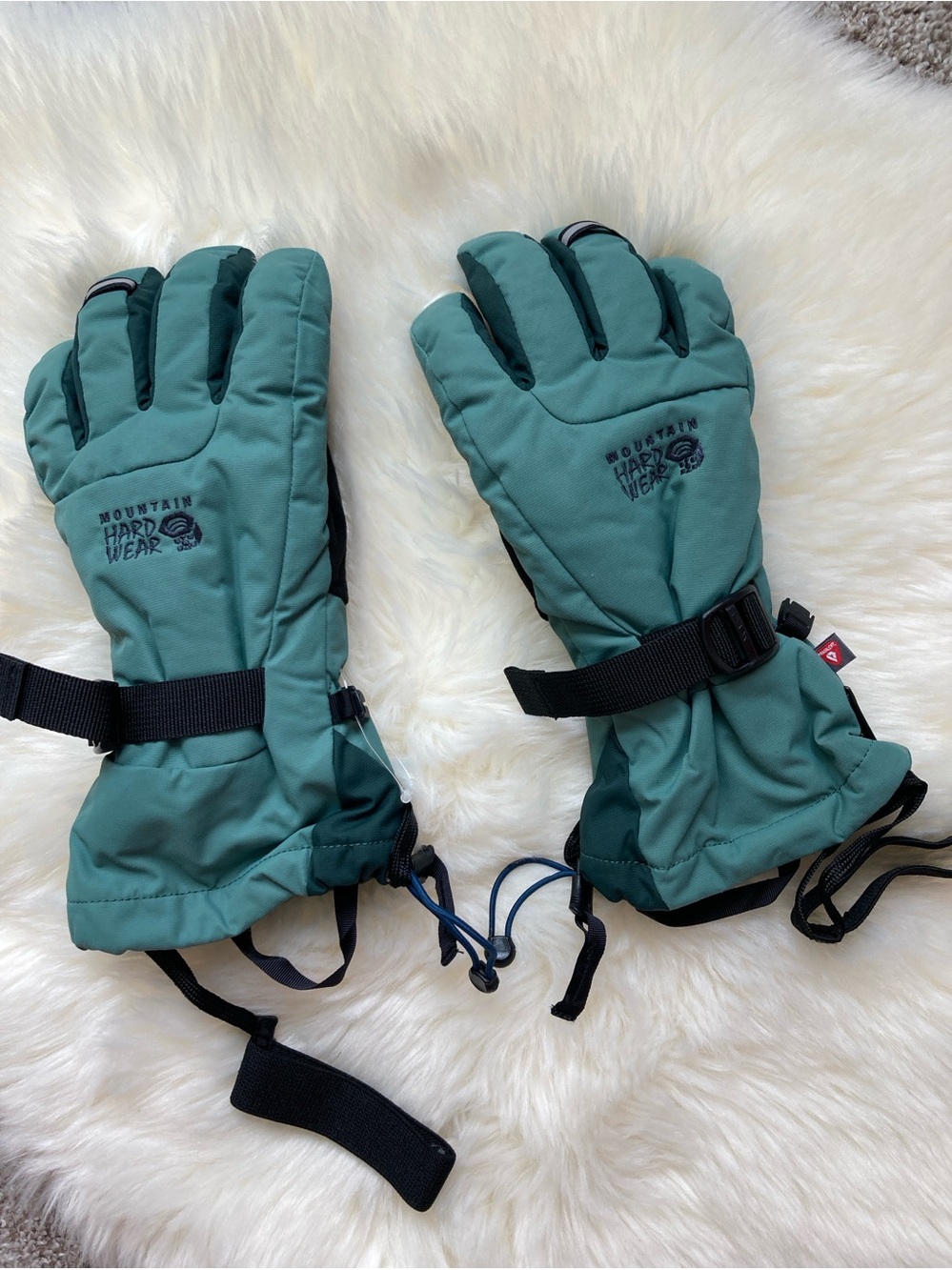 NWOT Mountain Hardwear FireFall2 Gore-Tex Gloves Women's sz S Green Winter